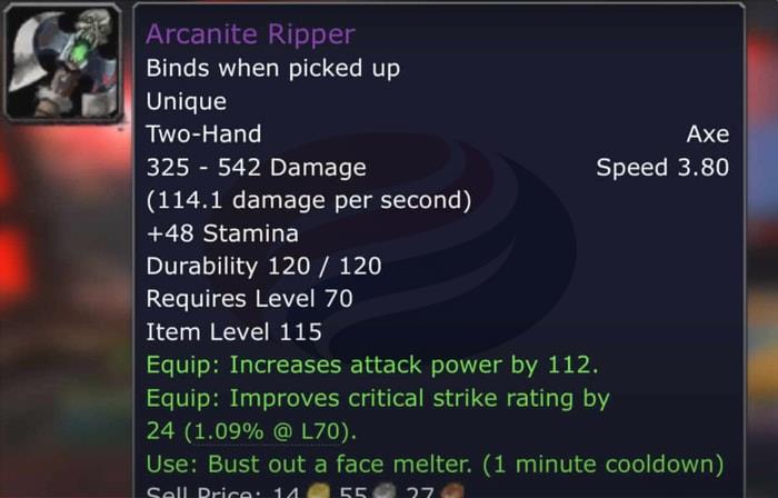 arcanite ripper